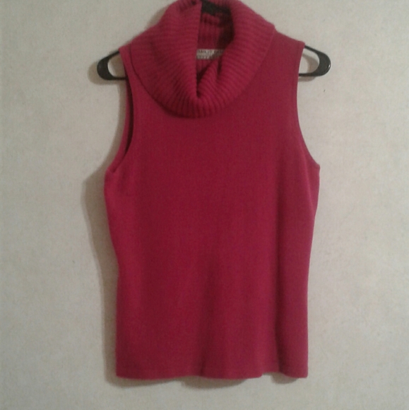 Carolyn Taylor Sweaters - SZ M COWL NECK SLEEVELESS SWEATER